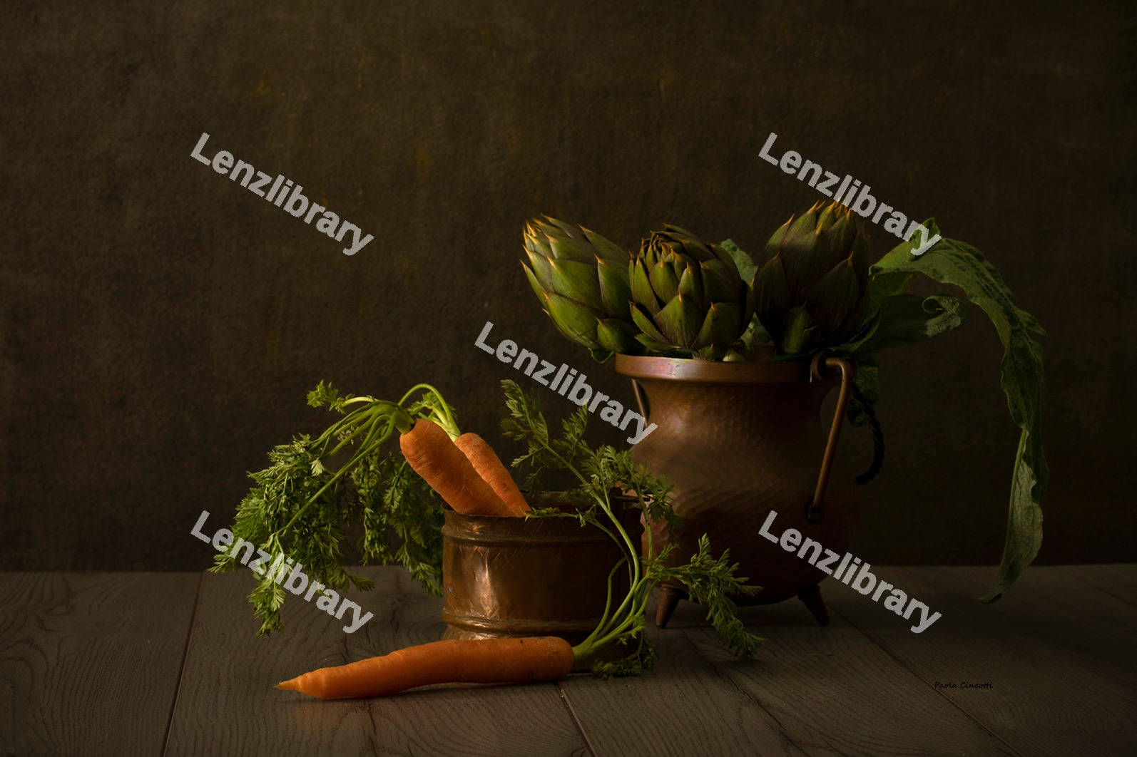 Artichoke and carrots